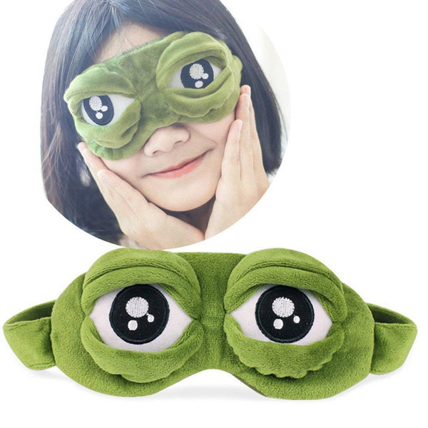 Sleep Mask for Girls Women Men Kids Funny Cute Contoured Blackout Frog Cat Dog Animal 3D Sleep Eye Mask for Sleeping