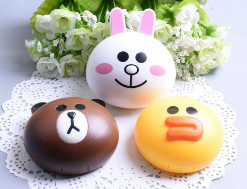 Hot Cute Mini Cartoon Plastic Contact Lens Box Bear Rabbit Chicken Shape Contact Lens Travel Case Contact Lens Case