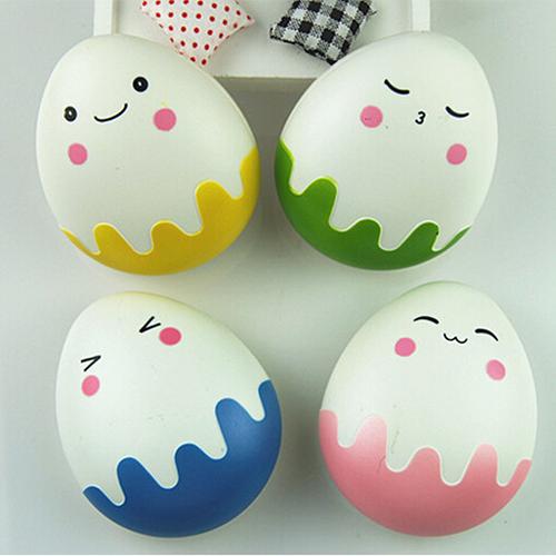 Cute Q Egg Contact Lens Case Care Set kit Cosmetic Contact Lens Case Companion Box 4 Colors Random Delivery