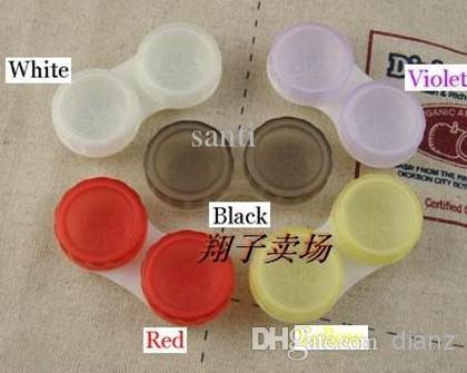 10 Colors Dual Box Double Case Lens Soaking Case Contact Lens Case