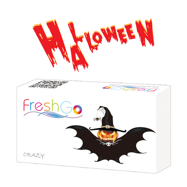 Freshgo Halloween Contact Lens Package Box Color Contact Lens Case