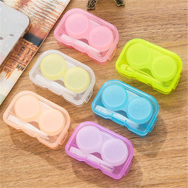 Practical Newest Contact Lens Box Small Lovely Candy Color Eyewear Case Multi Colors Contact Lenses Box Best Gift Wholesale 3006109