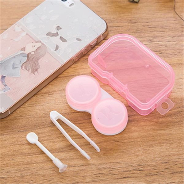 Practical Newest Contact Lens Box Small Lovely Candy Color Eyewear Case Multi Colors Contact Lenses Box Best Gift Wholesale 3006109