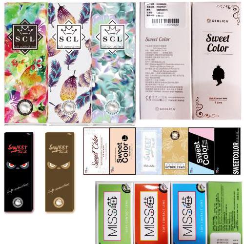 2019 new contact lenses boxes/new models for choice/natural and beautiful/DHL free shipping