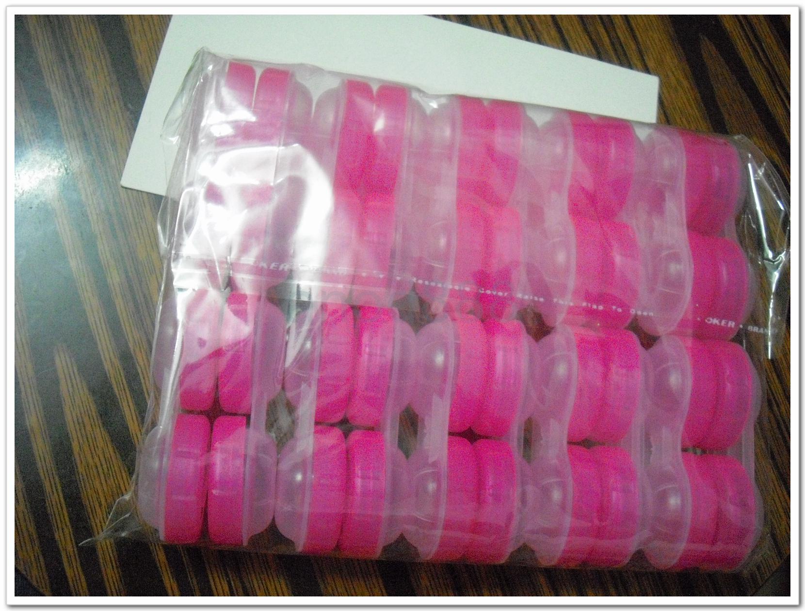 DHL Free Shipping 1500pcs colorful and transparent contact lens cases at special price but high quality