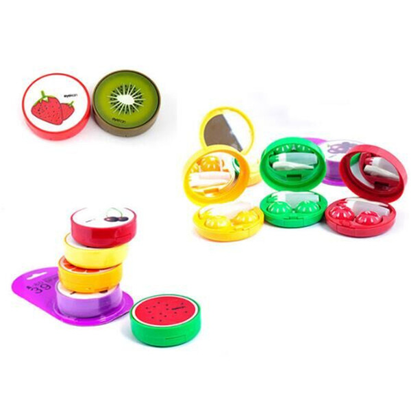 Fruits Contact Lens Box Colored Contacts 5 Style Cute contact lenses box Contact lens case 100 pair