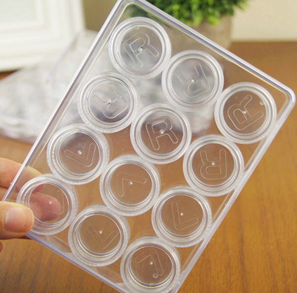 Clear Contact Lens Case Box Case Lens Soaking Case Holder Portable Small Transparent Color Eyewear Bag Container