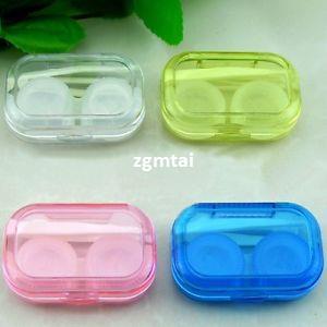 Wholesale -Hotsale Travel Outdoor Portable Storage Contact Lens Case Holder Box Container#E592