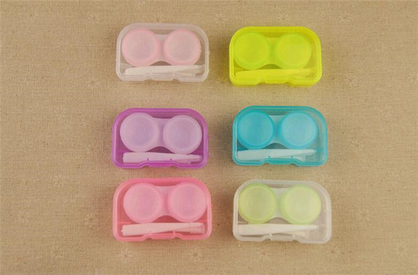 600pcs candy Color Contact Lens Case 6 Color Freshloo Contact Lens Box D974