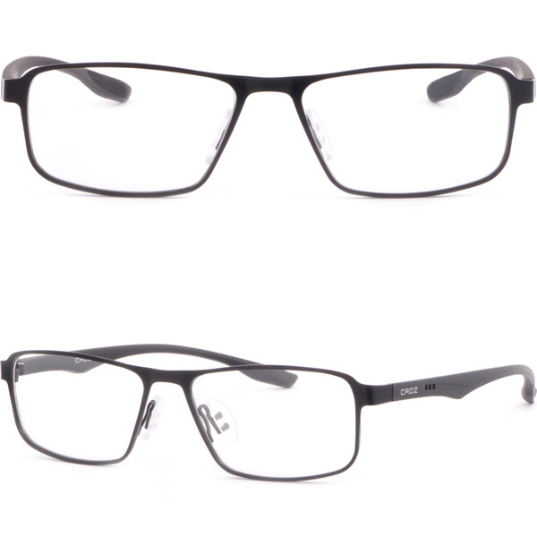 Full Rim Men's Womens Pure Titanium Frame Rectangular Prescription Glasses Black