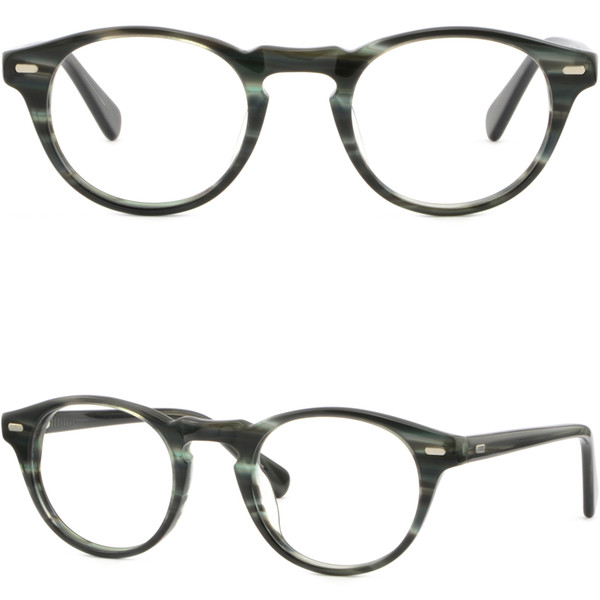 Men Women Plastic Frame Spring Hinges Prescription Glasses Silver Pieces Accents