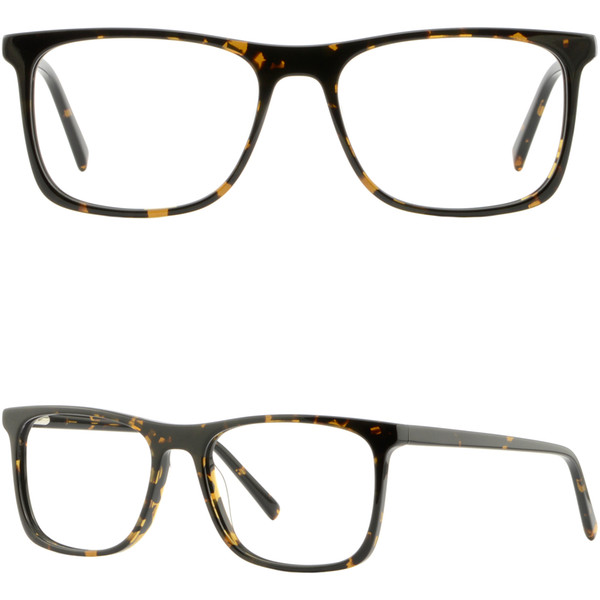 Tortoiseshell Large Wide Plastic Acetate Mens Womens Frame Glasses Spring Hinges