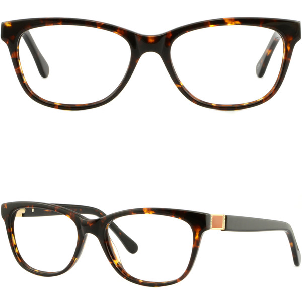 Light Womens Plastic Frames Round Acetate Glasses Tortoiseshell Brillengestell Fassung Damenbrille