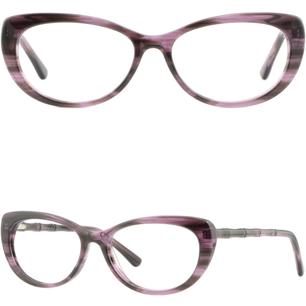 Cute Womens Cateye Plastic Frames Spring Hinges RX Glasses Eyeglasses Black Pink