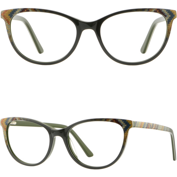 Light Women's Eyeglasses Acetate Dark Oliver Green Glasses Spring Hinges Frames