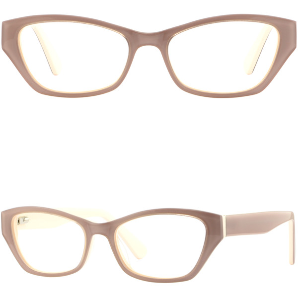 Cateye Women's Acetate Plastic Frames Cat Eye Prescription Glasses Spring Hinges