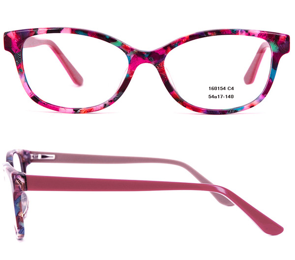 New Arrival Fashion Brand Women Men acetate glasses frames Oval popular classic eyeglass frame with spring hinge full frame Acetate frame