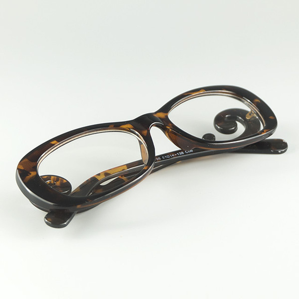 Sexy Lady Glasses Frame Baroque Style Optical Frame Design Clear Lens Tortoise Optical Eyewear NO logo