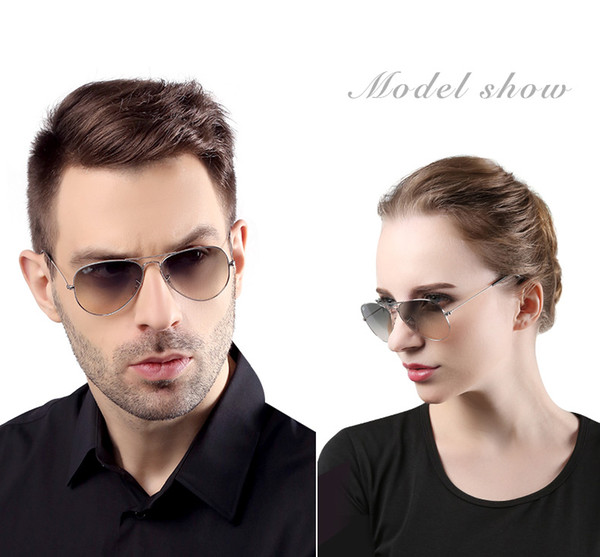 2018 Brand Designer Fashion Men and Women Classic aviator with metal frame Sunglasses - RRBB3025