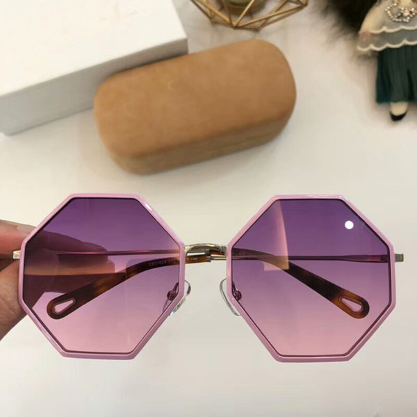 Luxury Polygon Sunglasses Beautiful Shades UV Protection Fashion Women's Eyewear Female Sun Glasses TOP QUALITY Brand Designer Eyeglasses Fu