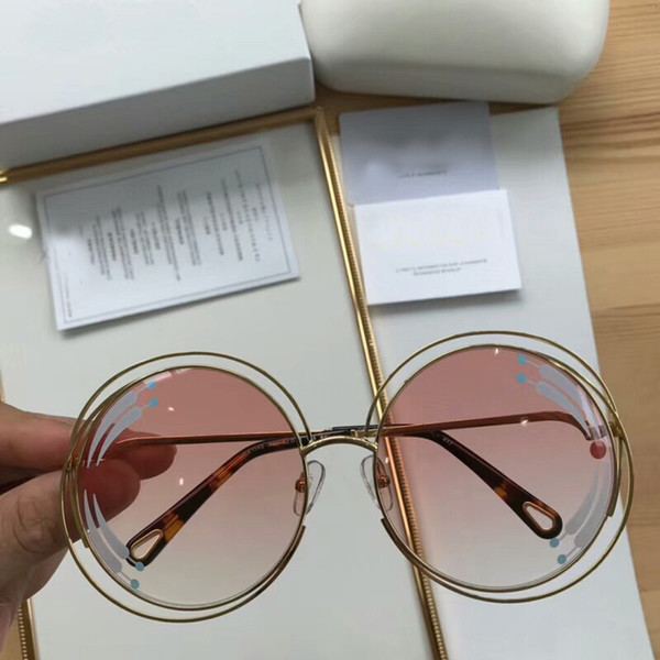 Fashion BEAUTIFUL Luxury!Women's Round Sunglasses Brand Designer Glasses High Quality Eyeglasses Outdoor Eyewear Metal Frame Eye glass Frame