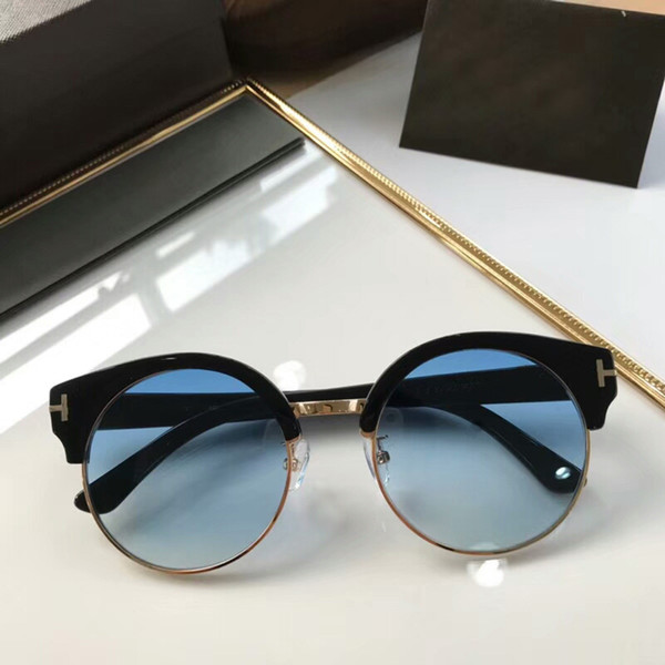 Oculos De Sol Feminino High Quality New Fashion Retro Designer Super Round Circle Glasses Cat Eye Women's Sunglasses Glasses Goggles Eyeglas