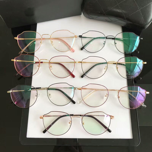 NEW Glasses Frames Woman/Man Eyeglasses Frame Reading Glasses Plain Mirror Glass Vintage Black Spectacles Plain Lens Luxur