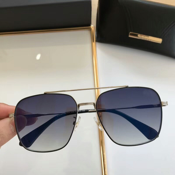 SUPER COOL!Luxury Men's Sunglasses Top Quality Square Sunglass Male UV Protection Fashion Outdoor Glasses With Case Metal Frame Colorful Len