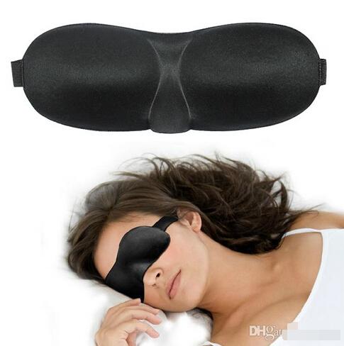 Free Shipping 3D Sleep Rest Travel Eye Mask Sleep Masks Sponge Cover Blindfold Shade Eyeshade