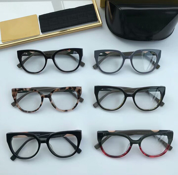 Fashion Women Glasses Frame Men Eyeglasses Frame Vintage Round Clear Lens Glasses Optical Spectacle Frame Classic Eyewear Brand Designer Eye