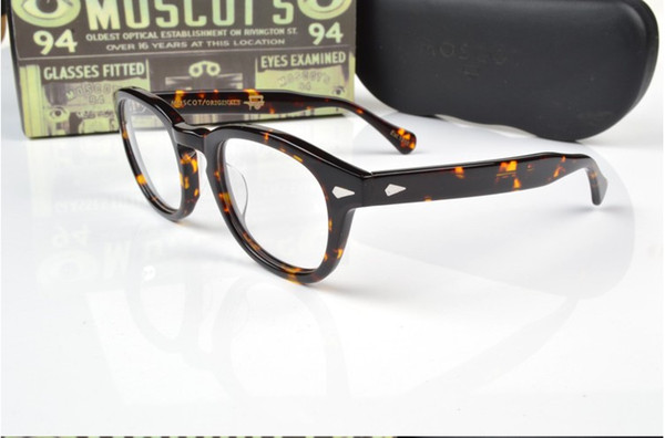 Brand design Moscot lemtosh eyewear johnny depp glasses top Quality brand round eyeglasses frame with Arrow Rivet 1915 free shipping