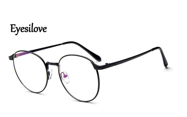 Retail 1pcs retro round full-rim metal glasses frames alloy optical eyeglasses frames for prescription glasses 2957