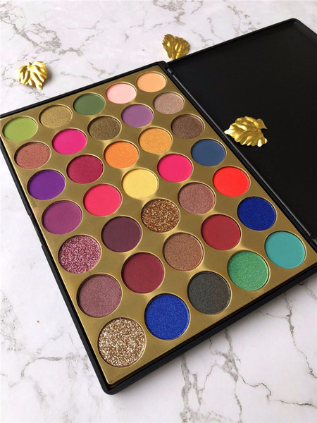 Dropshipping 2019 35 Shades Eyeshadow Nice Pigment Glitter Shimmer Eyeshadow Free Shipping 35G3 Long Lasting Eye Shadow Palette