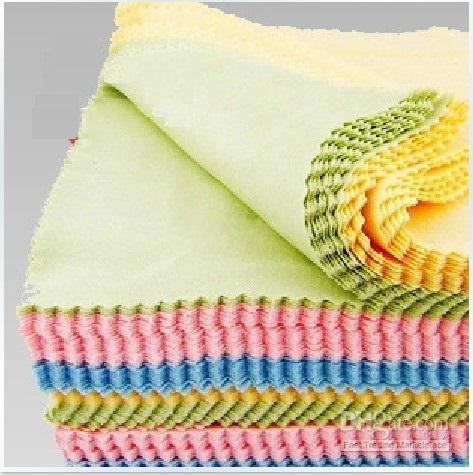 Hot Selling Colorful microfiber eyeglasses cleaning cloth 14x14cm eyewear glasses lens cleaning cloth 4 colors Free Shipping ! high quality