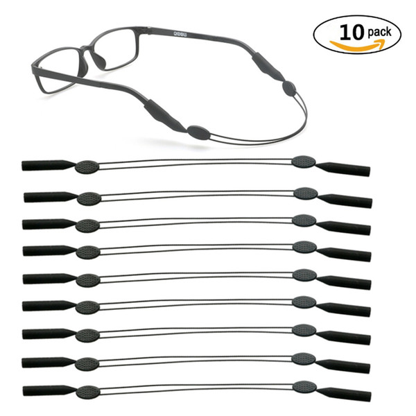 ( 10 pcs )eyeglasses sports cord Sunglass Retainer Holder Strap,Anti-slip Safety Glasses Strap Neck Cord String Eyewear Eyeglasses Band Rope