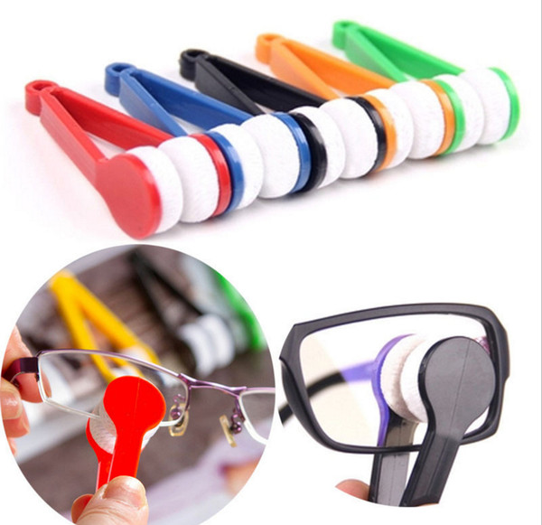 10 PCS Sun Glasses Eyeglass Microfiber Brush Cleaner Eye Glass Sunglasses Lens Cleaning Wipes Cleaner