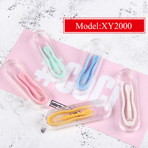 Xy2000 Eyeglasses Case Cute Mini Contact Lens Easy Carry Case Travel Kit Plastic Contact Lens Cheap Cases Holder L +R Marked