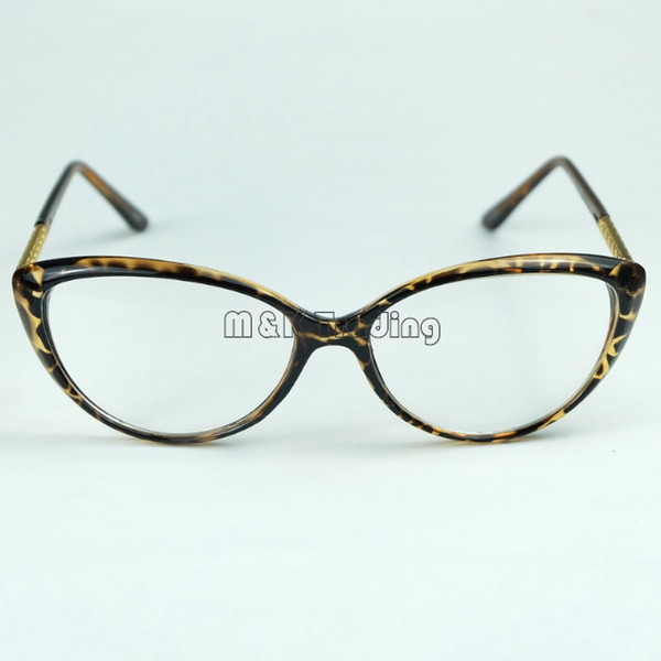 Leopard Sexy Eyeglasses Frame Ladies Cat Eye Sunglasses Frame Good Quality Design For Women Optical Frame 4 Colors