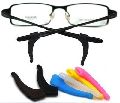 Silicone Anti-Slip Holder For Glasses - Removable Ear Grip Hook for Eyeglass - Temple Tip