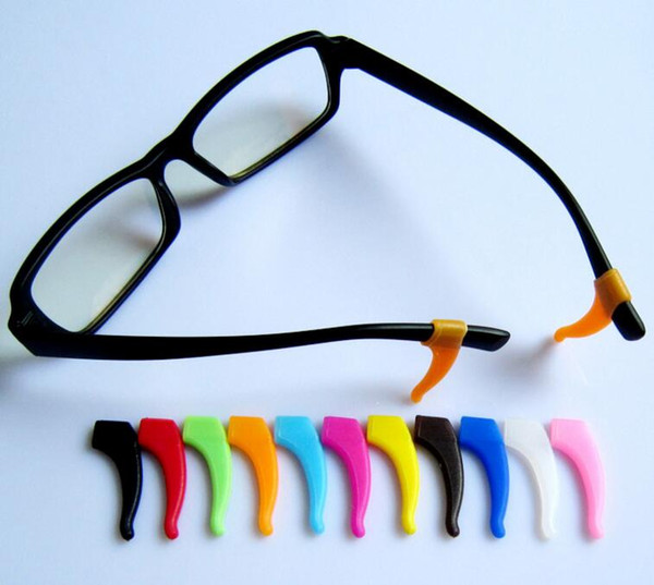 11 colors Quality eyeglass ear hook eyewear glasses silicone temple tip holder