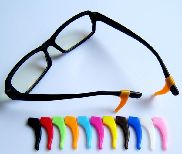 11 colors Quality eyeglass ear hook eyewear glasses silicone temple tip holder