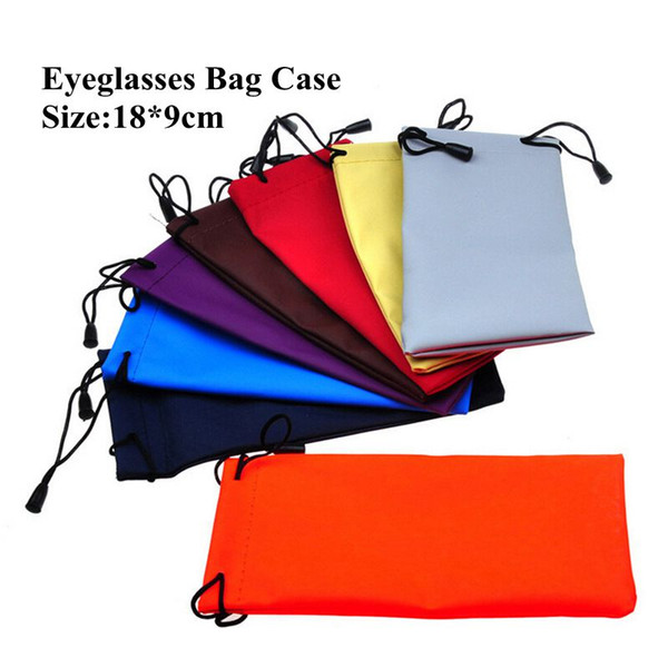 Sunglasses Bags Cell Phone Carry Drawstring Cellphone Pouch Sunglasses 3D Glasses Case Waterproof Holder 100pcs 18*9cm Eyewear Accessories