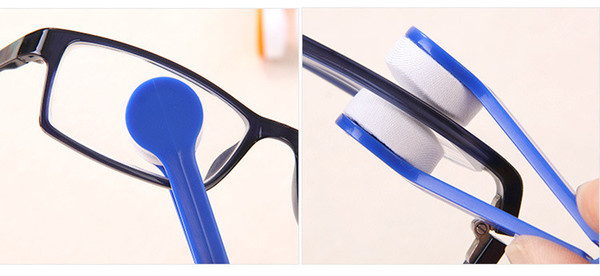 Sun Glasses Eyeglass Microfiber Brush Cleaner New Random Sending Eye Glass Sunglasses Lens Cleaning Wipes Cleaner