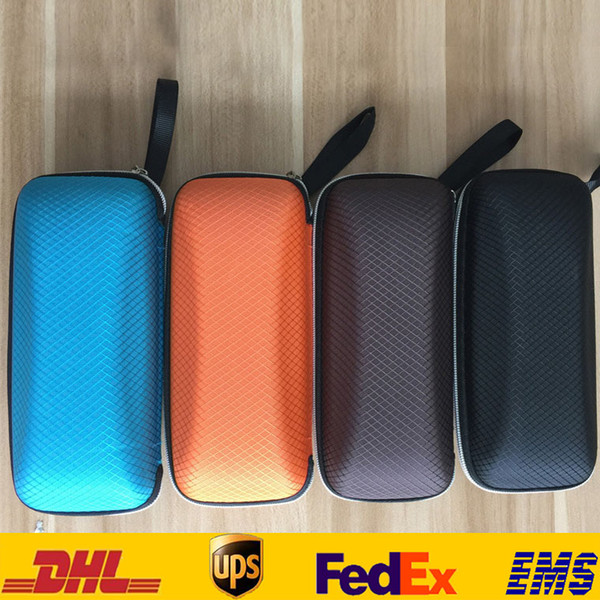 Women Men Portable Casual Hard Rectangle Grid Zipper Eyeglasses Case Box 17*8*5.5cm Health Beauty Accesories ZJ-C06
