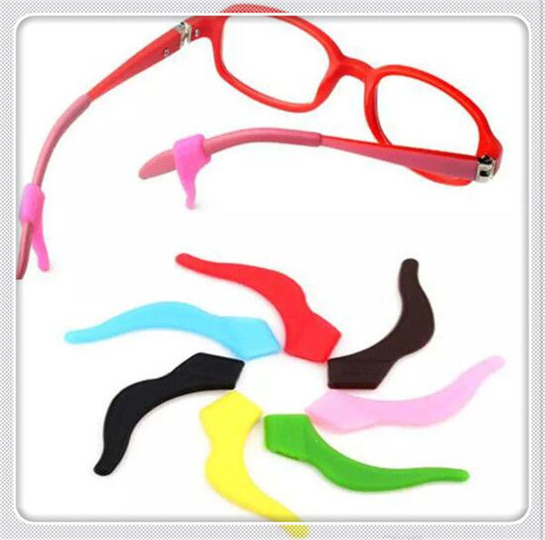 Wholesale Eyewear Ear Hook Eyeglass Hold Glasses Silicone Temple Tip Holder Eyeglass Eyewear Glasses Anti Slip Silicone Ear Glasses Hold