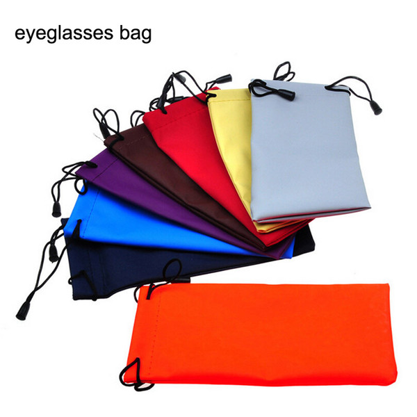 Wholesale ultra-fine Fibers Sunglasses Bags Pouch Soft Eyeglasses Bag Glasses Case Many Colors Mixed Eyewear Accessories