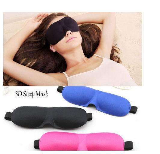 100 PCS HOT SALE 3D Portable Soft Travel Sleep Rest Aid Eye Mask Cover Eye Patch Sleeping Mask DHL free shipping