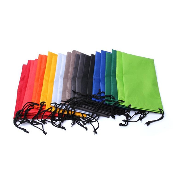 1000pcs Colorful Waterproof Dustproof Cloth Sunglasses Pouch Soft Eyeglasses Bag Glasses Phone Case Storage Bag ZA0885