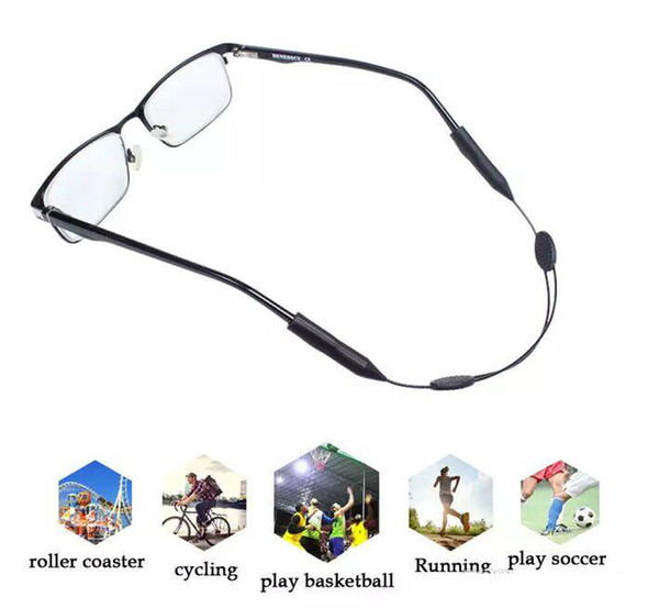 Adjustable Silicone Eyeglass Neck Strap Rope Retainer Holder for Adult and Children