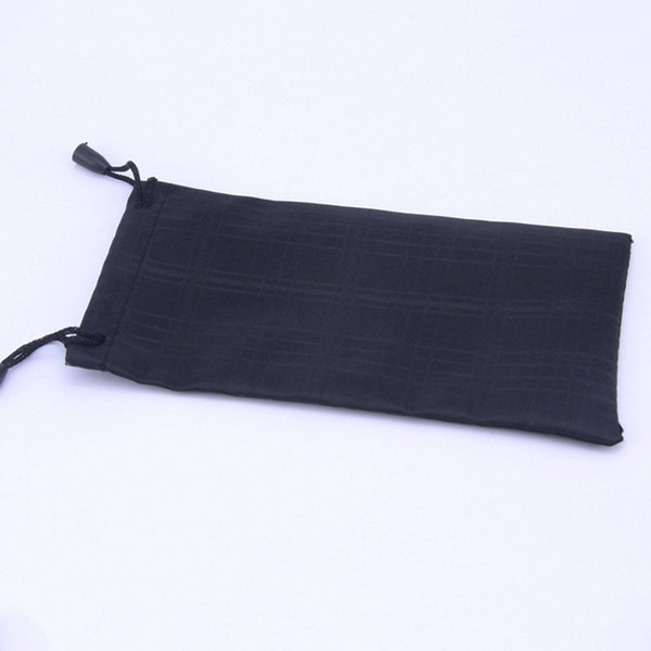 Wholesale 100pcs/lot Black Colors Sunglasses Pouch Soft Eyeglasses Bag Glasses Case Hot Wholesale Good Quality Pouch